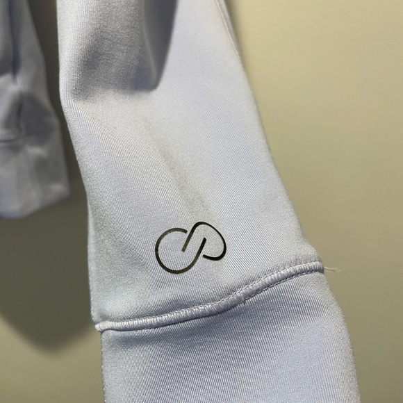 CALIA by Carrie Underwood Womens Run 1/4 Zip Activewear Top Sky Blue Medium NWT - Picture 6 of 11